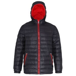 2786 Mens  Outdoor Water & Wind Resistant Padded Down Style Jacket/Coat / Black/